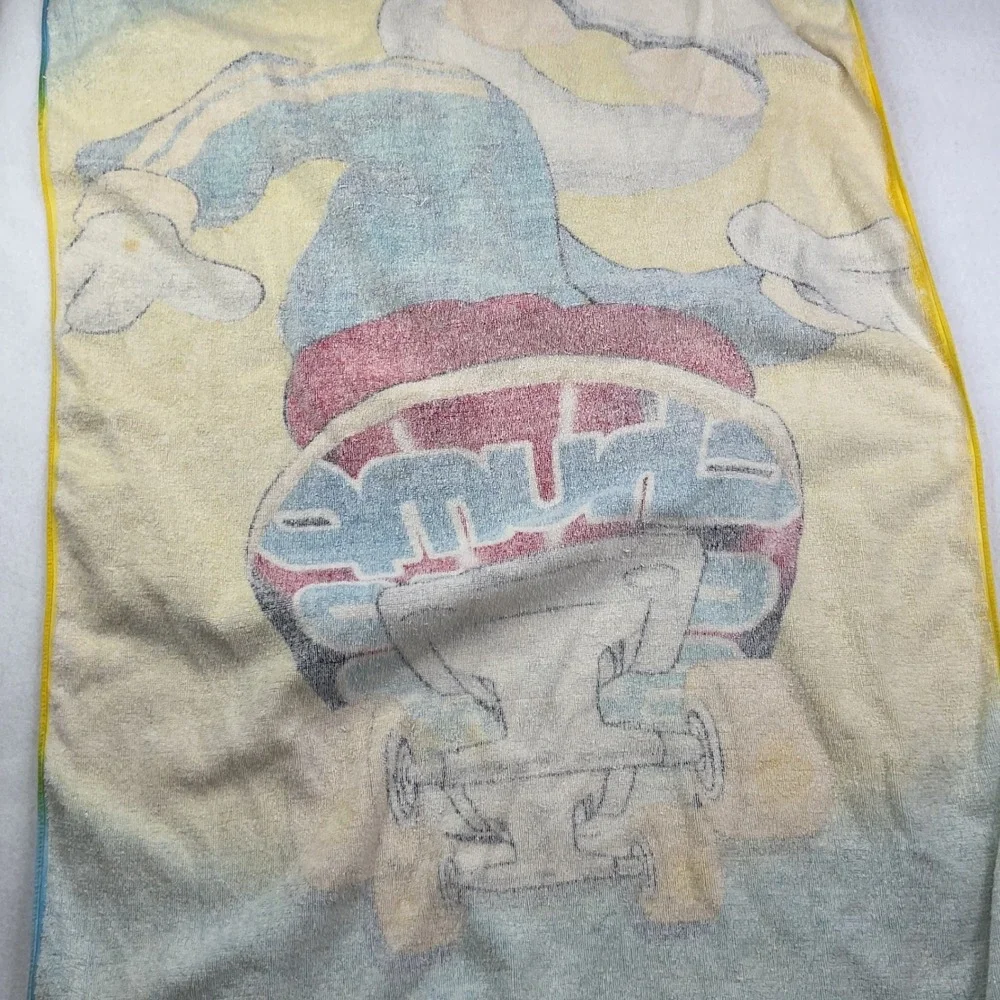 Chump Skater Beach Towel Y2K Skateboarding Surfer Raver Retro 100% Cotton Rare